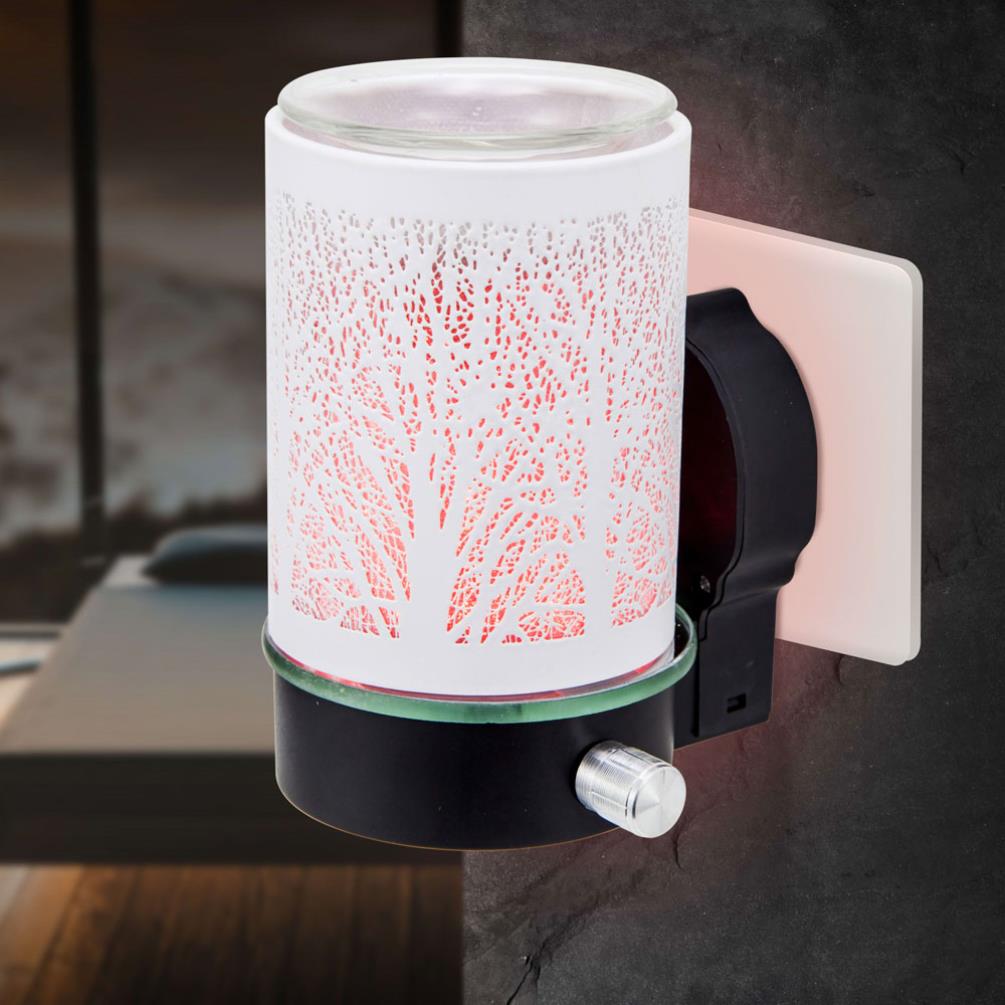 Sense Aroma Colour Changing White Tree Plug In Wax Melt Warmer Extra Image 2